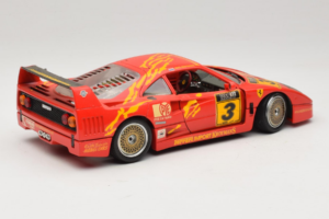 Ferrari F40 #3 F. Kroymans Ferrari Imports Kroymans BBS Wheels Rot 1987 Bburago 1:18 3032-H1 Metall — Bild 3 von 8