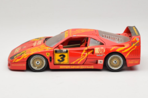 Ferrari F40 #3 F. Kroymans Ferrari Imports Kroymans BBS Wheels Rot 1987 Bburago 1:18 3032-H1 Metall — Bild 4 von 8