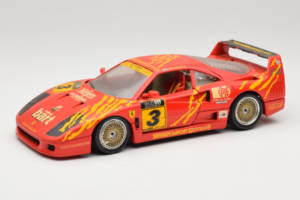 Ferrari F40 #3 F. Kroymans Ferrari Imports Kroymans BBS Wheels Rot 1987 Bburago 1:18 3032-H1 Metall