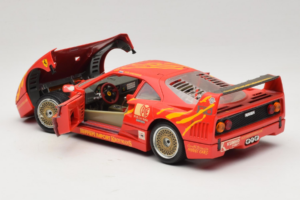 Ferrari F40 #3 F. Kroymans Ferrari Imports Kroymans BBS Wheels Rot 1987 Bburago 1:18 3032-H1 Metall — Bild 5 von 8