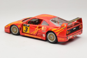 Ferrari F40 #3 F. Kroymans Ferrari Imports Kroymans BBS Wheels Rot 1987 Bburago 1:18 3032-H1 Metall — Bild 7 von 8