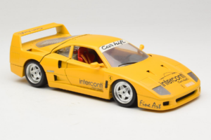Ferrari F40 Interconti Car HiFi Gelb Bburago 1:18 3032-I1 Metall — Bild 6 von 8