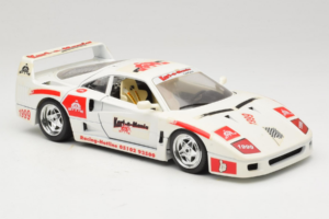 Ferrari F40 Kart-o-Mania Weiß Bburago 1:18 3332-W3 Metall — Bild 6 von 8
