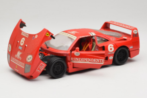 Ferrari F40 #6 V. Colombo L'Indipendente Rot 1987 Bburago 1:18 3032-L1 Metall — Bild 2 von 8