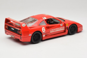 Ferrari F40 #6 V. Colombo L'Indipendente Rot 1987 Bburago 1:18 3032-L1 Metall — Bild 3 von 8