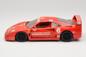 Ferrari F40 #6 V. Colombo L'Indipendente Rot 1987 Bburago 1:18 3032-L1 Metall — Bild 4 von 8