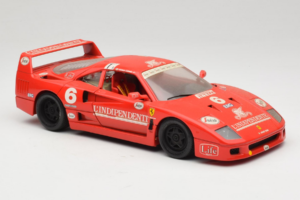 Ferrari F40 #6 V. Colombo L'Indipendente Rot 1987 Bburago 1:18 3032-L1 Metall — Bild 6 von 8