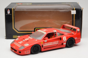 Ferrari F40 #6 V. Colombo L'Indipendente Rot 1987 Bburago 1:18 3032-L1 Metall — Bild 8 von 8
