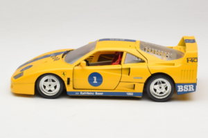 Ferrari F40 #1 Gelb Bauer Limitierte Auflage 100 Stück Bburago 1:18 BSR001 Metall — Bild 4 von 8