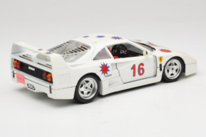 Ferrari F40 #16 Borsenmodells Weiß Limited Edition 333 pcs 1987 Bburago 1:18 3332-W1 Metall — Bild 3 von 8