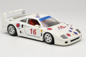 Ferrari F40 #16 Borsenmodells Weiß Limited Edition 333 pcs 1987 Bburago 1:18 3332-W1 Metall — Bild 6 von 8
