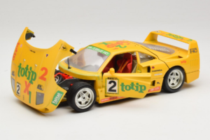 Ferrari F40 Totip Jolly Club #2 Gelb Bburago 1:18 3332-Y1 Metall — Bild 2 von 8