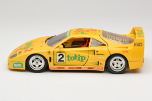 Ferrari F40 Totip Jolly Club #2 Gelb Bburago 1:18 3332-Y1 Metall — Bild 4 von 8