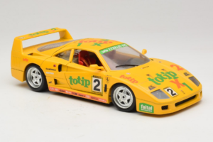 Ferrari F40 Totip Jolly Club #2 Gelb Bburago 1:18 3332-Y1 Metall — Bild 6 von 8