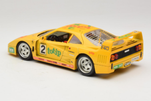 Ferrari F40 Totip Jolly Club #2 Gelb Bburago 1:18 3332-Y1 Metall — Bild 7 von 8
