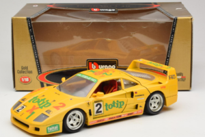 Ferrari F40 Totip Jolly Club #2 Gelb Bburago 1:18 3332-Y1 Metall — Bild 8 von 8