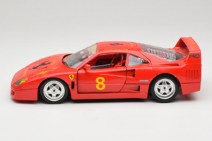 Ferrari F40 #8 Bevro International Rot 1987 Bburago 1:18 3332-P3 Metall — Bild 4 von 8