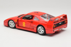 Ferrari F40 #8 Bevro International Rot 1987 Bburago 1:18 3332-P3 Metall — Bild 7 von 8