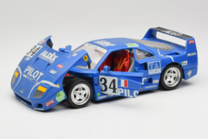 Ferrari F40 #34 M. Ferte / Thavenin / Palau Pilot Blau 1987 Bburago 1:18 3032-B1 Metall — Bild 2 von 8