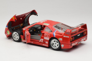Ferrari F40 LM Pilot #34 Ferte / Thavenin / Palau 24 Hours of Le Mans 1995 Rot Bburago 1:18 3032-P3 Metall — Bild 5 von 8