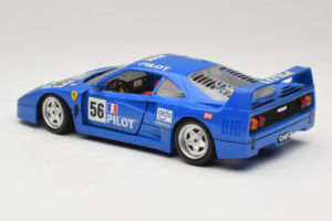 Ferrari F40 Pilot #56 Blau Bburago 1:18 3332-BL1 Metall — Bild 7 von 8
