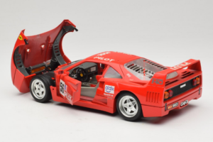 Ferrari F40 #56 Pilot Rot 1987 Bburago 1:18 3332-P2 Metall — Bild 5 von 8