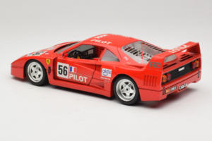 Ferrari F40 #56 Pilot Rot 1987 Bburago 1:18 3332-P2 Metall — Bild 7 von 8