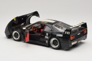 Ferrari F40 Pirelli Agip #1 Schwarz Bburago 1:18 3332-B1 Metall — Bild 5 von 8