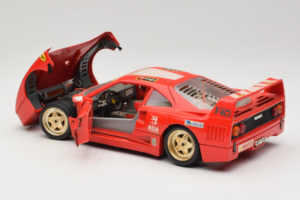Ferrari F40 Pirelli Agip #1 Ferrari Club Italia Rot Bburago 1:18 3032-P2 Metall — Bild 5 von 8