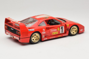 Ferrari F40 Evoluzione #1 Pirelli Agip Rot mit Goldenen Rädern 1992 Bburago 1:18 3042-P2 Metall — Bild 3 von 8