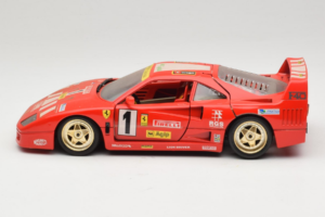 Ferrari F40 Evoluzione #1 Pirelli Agip Rot mit Goldenen Rädern 1992 Bburago 1:18 3042-P2 Metall — Bild 4 von 8