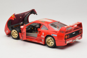 Ferrari F40 Evoluzione #1 Pirelli Agip Rot mit Goldenen Rädern 1992 Bburago 1:18 3042-P2 Metall — Bild 5 von 8