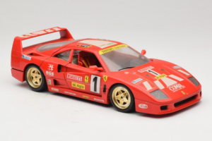 Ferrari F40 Evoluzione #1 Pirelli Agip Rot mit Goldenen Rädern 1992 Bburago 1:18 3042-P2 Metall — Bild 6 von 8
