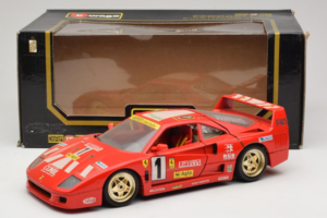 Ferrari F40 Evoluzione #1 Pirelli Agip Rot mit Goldenen Rädern 1992 Bburago 1:18 3042-P2 Metall — Bild 8 von 8