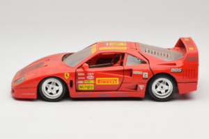 Ferrari F40 Pirelli BBS Rot Bburago 1:18 3032-P4 Metall — Bild 4 von 8