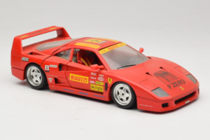 Ferrari F40 Pirelli BBS Rot Bburago 1:18 3032-P4 Metall — Bild 6 von 8