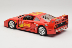 Ferrari F40 Pirelli BBS Rot Bburago 1:18 3032-P4 Metall — Bild 7 von 8