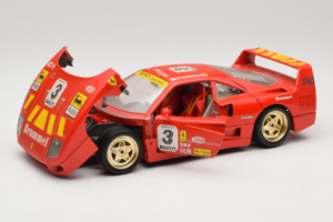 Ferrari F40 #3 Pirelli Rot 1987 Bburago 1:18 3332-P4 Metall — Bild 2 von 8