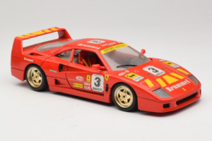 Ferrari F40 #3 Pirelli Rot 1987 Bburago 1:18 3332-P4 Metall — Bild 6 von 8