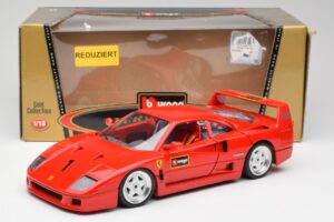 Ferrari F40 Rot Bburago 1:18 3332 Metall — Bild 8 von 8