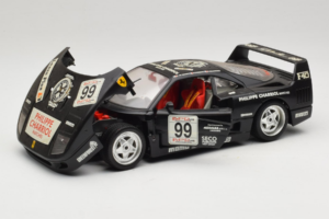 Ferrari F40 Seco #99 Lesseps / Charriol / Balandras Schwarz Bburago 1:18 3032-B3 Metall — Bild 2 von 8