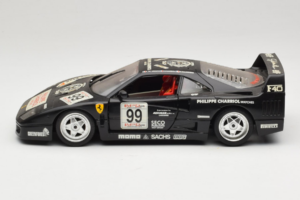 Ferrari F40 Seco #99 Lesseps / Charriol / Balandras Schwarz Bburago 1:18 3032-B3 Metall — Bild 4 von 8