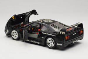 Ferrari F40 Seco #99 Lesseps / Charriol / Balandras Schwarz Bburago 1:18 3032-B3 Metall — Bild 5 von 8