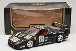 Ferrari F40 Seco #99 Lesseps / Charriol / Balandras Schwarz Bburago 1:18 3032-B3 Metall — Bild 8 von 8