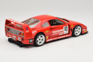 Ferrari F40 #40 T. Ohta / A. Reid Taisan Rot 1987 Bburago 1:18 3022-T1 Metall — Bild 3 von 8