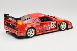 Ferrari F40 LM Unisys #59 Ota / P. Nappi / R. Donovan 24 Hours of Le Mans 1996 Bburago 1:18 3032-U1 Metall — Bild 3 von 8