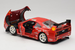 Ferrari F40 LM Unisys #59 Ota / P. Nappi / R. Donovan 24 Hours of Le Mans 1996 Bburago 1:18 3032-U1 Metall — Bild 5 von 8