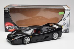 Ferrari F50 Schwarz Hot Wheels 1:18 23910 Metall — Bild 8 von 8