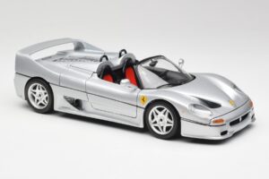 Ferrari F50 Cabriolet Silber Bburago 1:18 3372 Metall — Bild 6 von 8