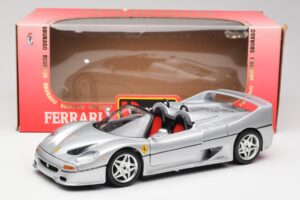 Ferrari F50 Cabriolet Silber Bburago 1:18 3372 Metall — Bild 8 von 8